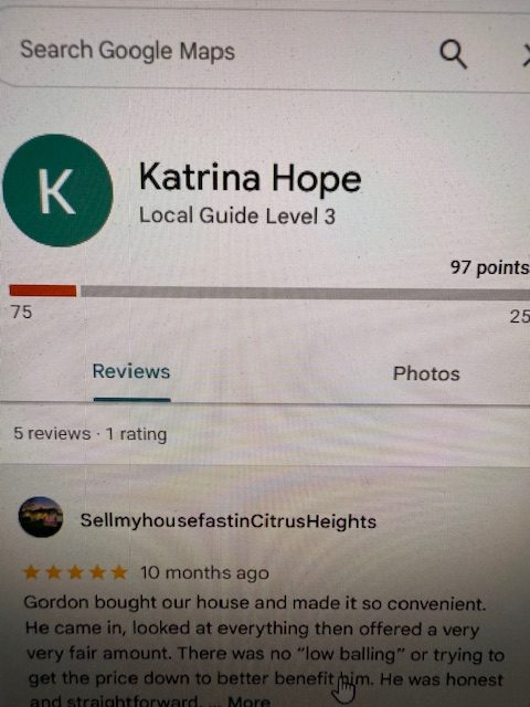 Katrina review of Gordon buys houses
