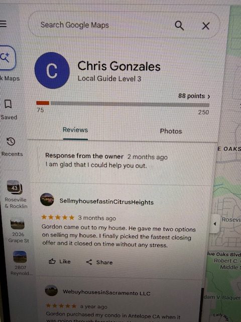 Chirs avoiding foreclosure in Sacramento